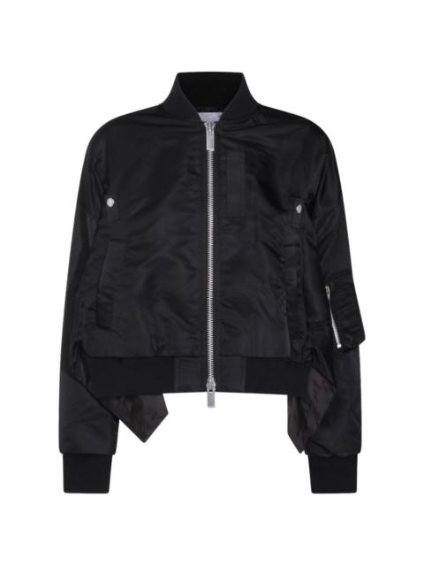 sacai Sacai Women Nylon Bomber Jacket