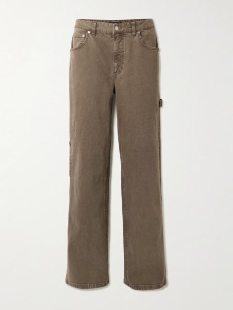 Tibi Mid-rise Tapered Jeans