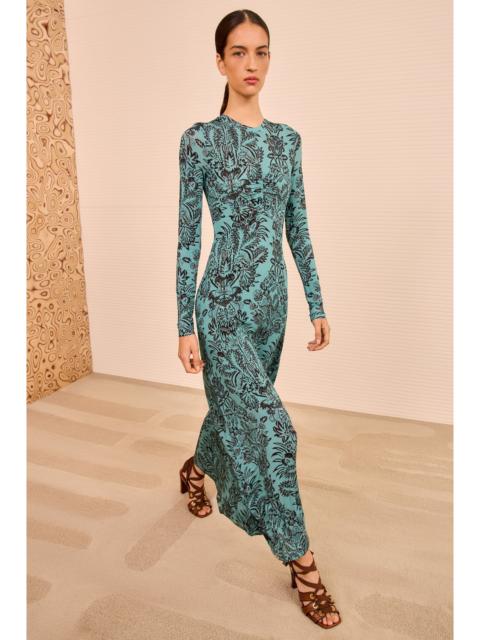 ULLA JOHNSON Naia Long Sleeve Ruched Dress