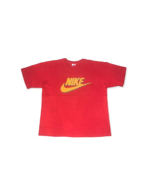 Nike vintage nike center swoosh spellout logo tshirt