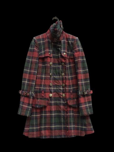 Burberry Burberry black label longjacket tartan