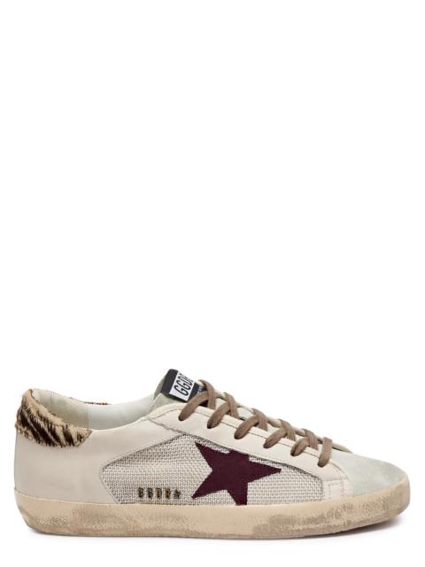 Super-Star panelled leather sneakers