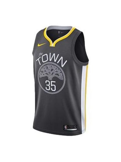 Nike Nike NBA Kevin Durant Statement Edition Swingman Jersey 'Black Yellow' 877205-061
