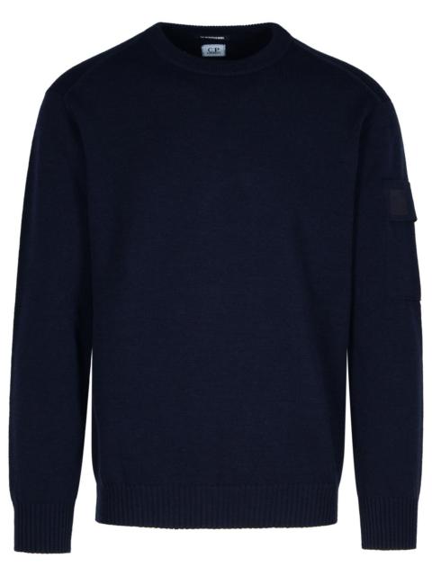 C.P. Company C.P. Company Blue Virgin Wool Blend Sweater Man