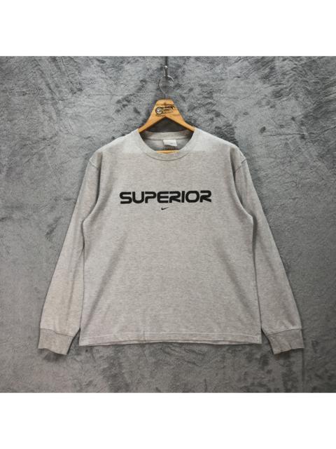 Nike Nike Superior Center Swoosh Long Sleeve T Shirt #5772-206