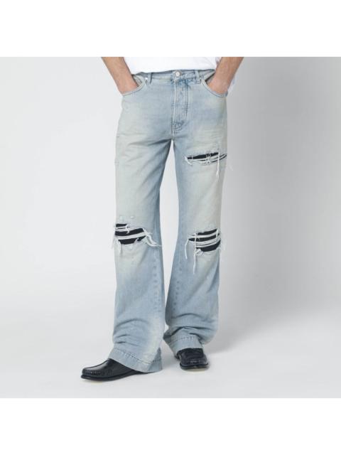AMIRI Amiri Ripped Jeans In Mist Indigo Men