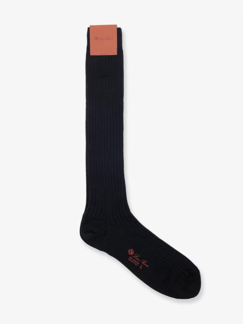 Loro Piana Loro Piana Men Wool, Cashmere And Silk Socks