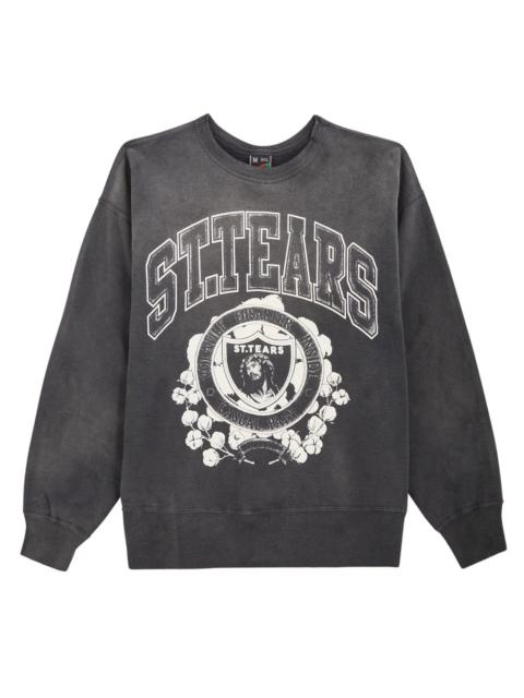 SAINT M×××××× Denim Tears printed cotton sweatshirt