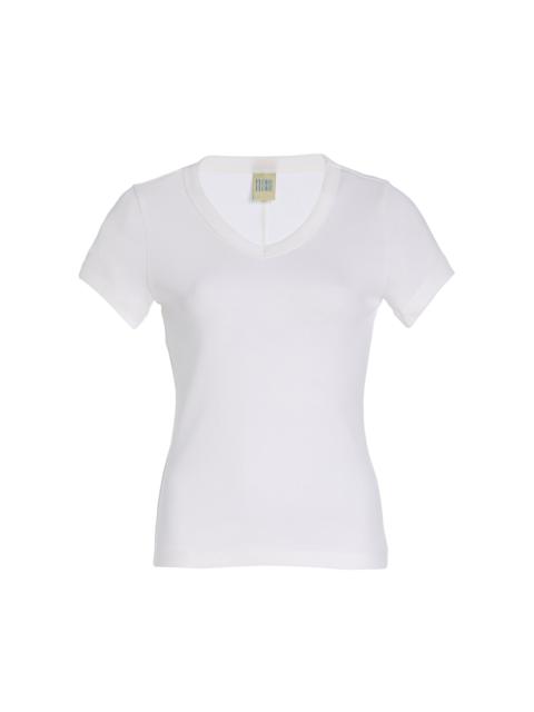 FLORE FLORE Jill Organic Cotton Baby T-Shirt white