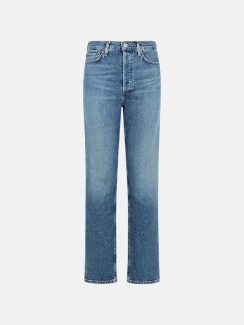 AGOLDE '90'S PINCH' 'OVERCAST' DENIM JEANS