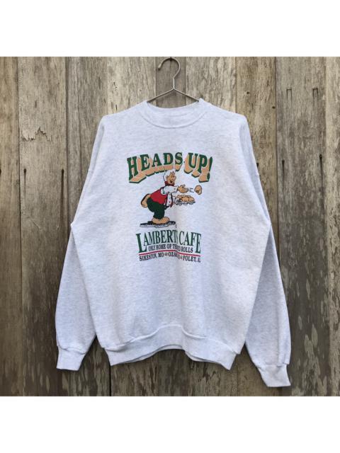 Other Designers Vintage - Vintage Lamberts Cafe Throwed Rolls Crewneck Sweatshirt
