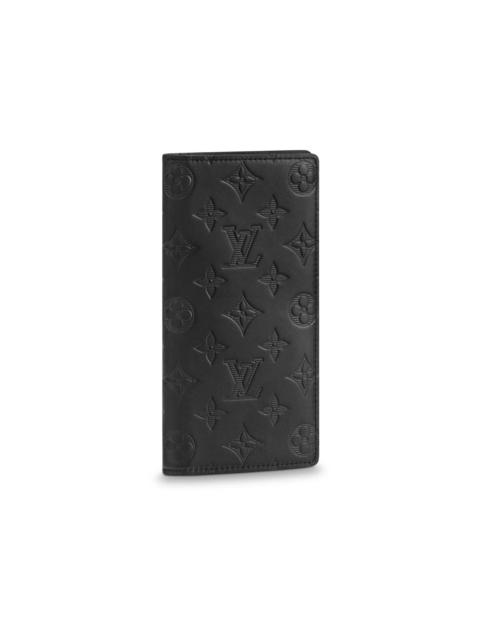Louis Vuitton Louis Vuitton Brazza Wallet Monogram Shadow Black