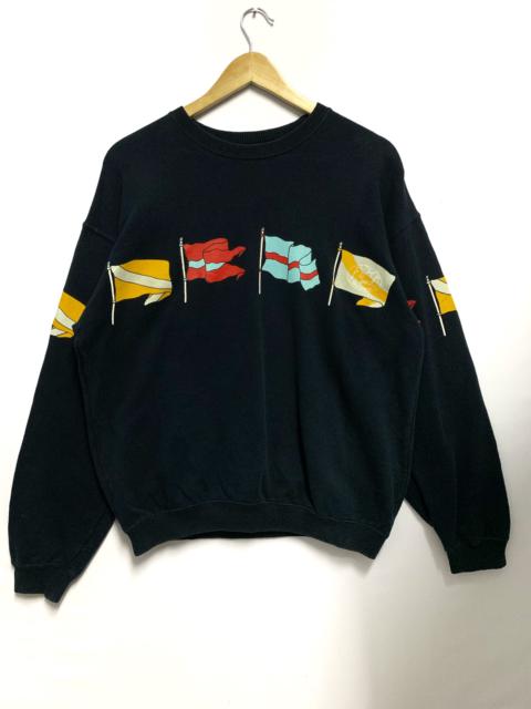 Other Designers Japanese Brand - Junko Shimada Flag Sweatshirt Navy Extra Large