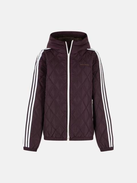 adidas BURGUNDY POLYESTER JACKET