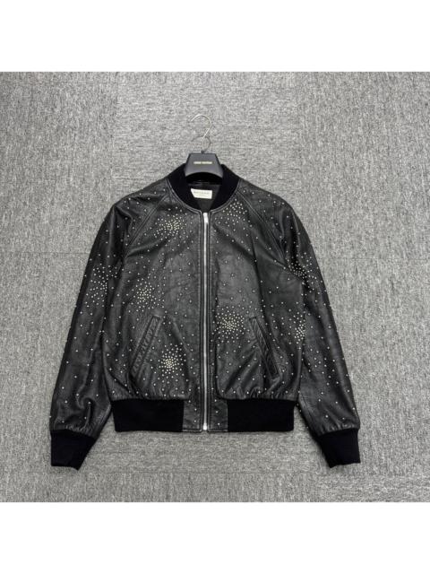 Saint laurent SLP Fireworks Studded Leather Jacket
