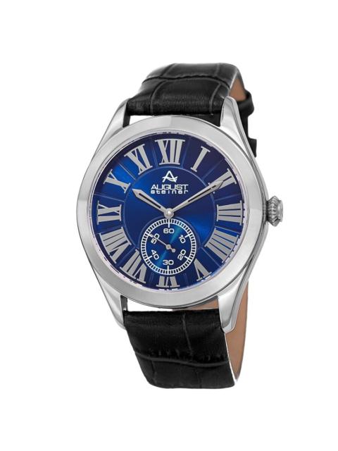 Other Designers August Steiner Quartz Blue Dial Men's Watch AS8203SSBU