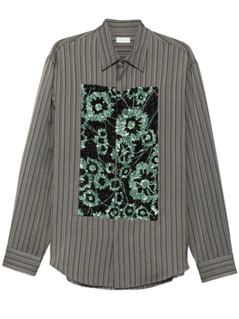 Dries Van Noten CAPER EMBROIDERED SHIRT