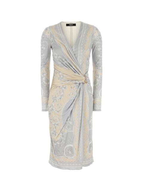 Versace Women Printed Viscose Dress