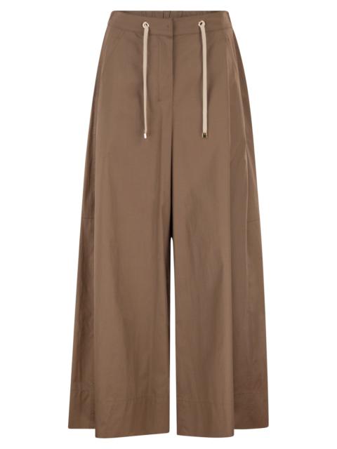 'S Max Mara S Max Mara Women Smmgufo - Cotton Culotte Trousers With Drawstring Waist