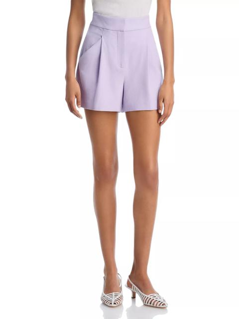 VERONICA BEARD Elbe Pleated Shorts