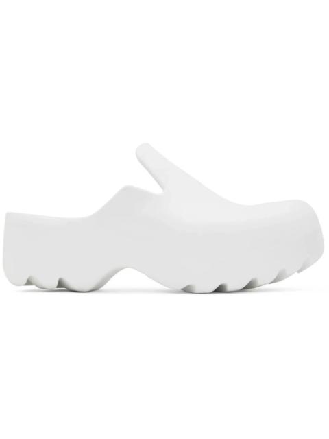 Bottega Veneta Bottega Veneta Rubber Flash Clog White