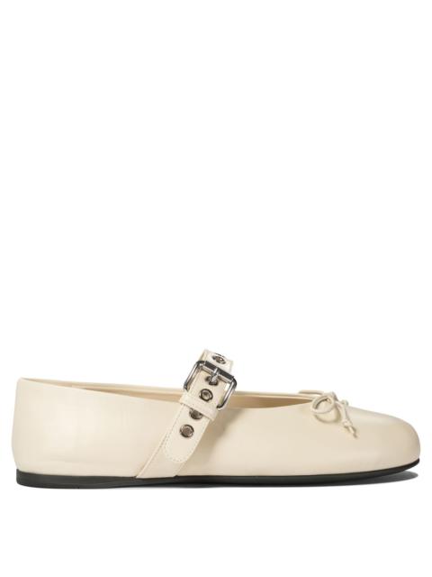 Miu Miu Leather Ballet Flats