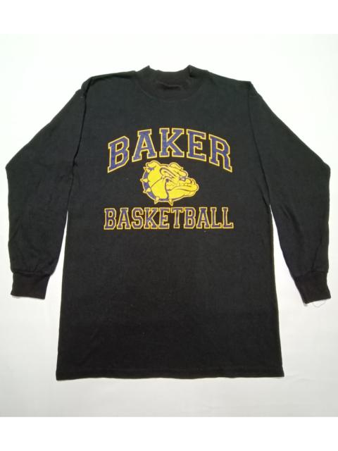 Other Designers Vintage - Vintage 90s Baker Basketball NBA Tee 50/50 Made In USA