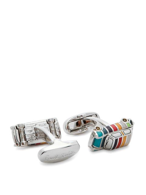 Paul Smith Paul Smith Mini Car Enamelled Cufflinks