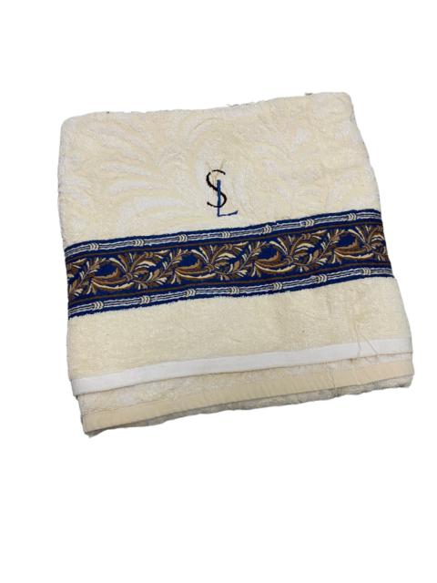 Other Designers Vintage - Vintage YvesSaintLaurent Ysl Embroided Towel