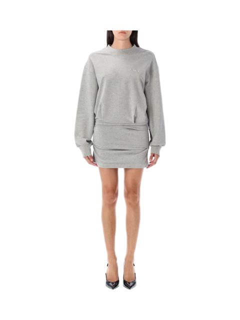 THE ATTICO Light American Fleece Mini Dress