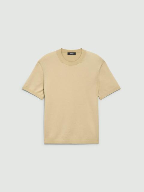 Theory Relaxed Crewneck Tee in Cotton Light Twist