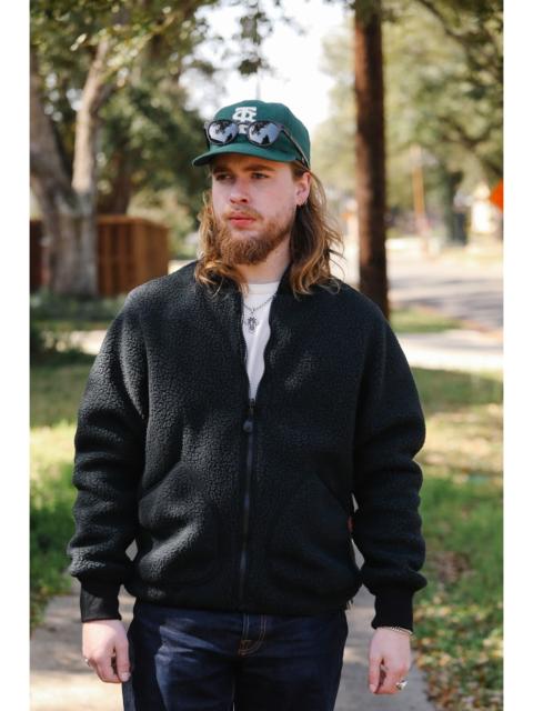 Iron Heart IHJ-157-BLK IRON HEART REVERSIBLE FLEECE JACKET - BLACK