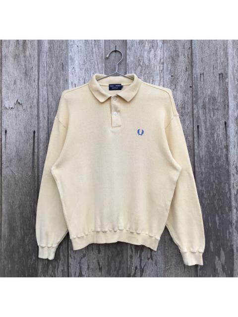 Other Designers Vintage - Vintage Fred Perry Sportwear Collar Half Button Sweatshirt