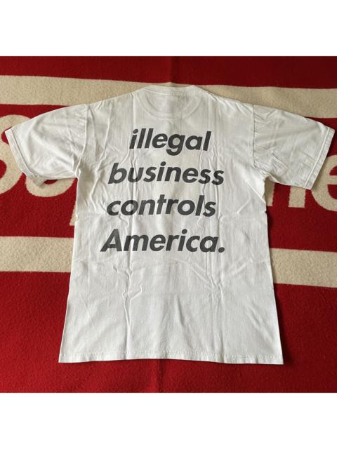 Supreme Supreme Illegal Business Controls America Tee Shirt '03 IBCA