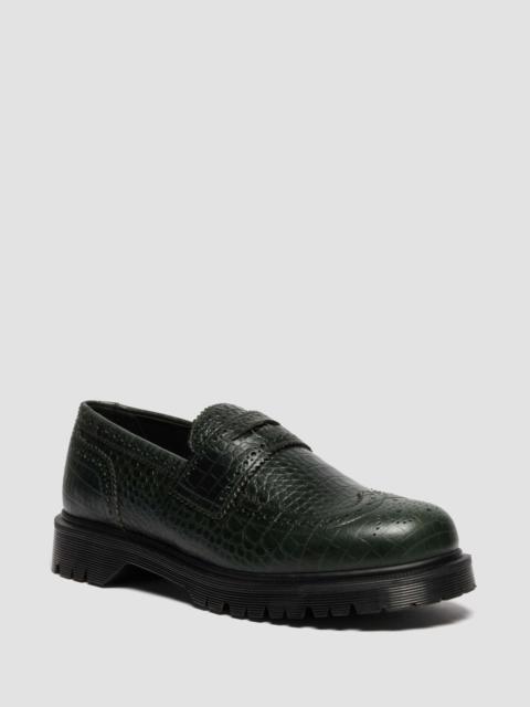 Dr. Martens PENTON BROGUE Emboss Leather Loafers