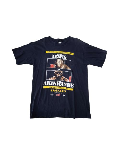 Vintage 90s Lewis vs Akinwande Boxing T-Shirt