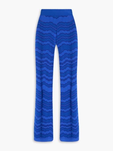 Missoni Crochet-knit flared pants