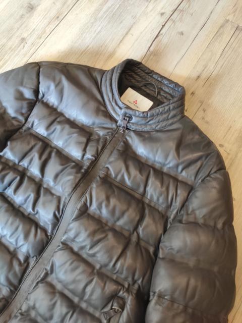Other Designers Peuterey - Dornier leather down jacket.Like Saint Laurent or Brioni