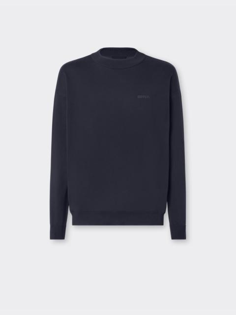 Ferrari Cotton and silk long sleeve sweater