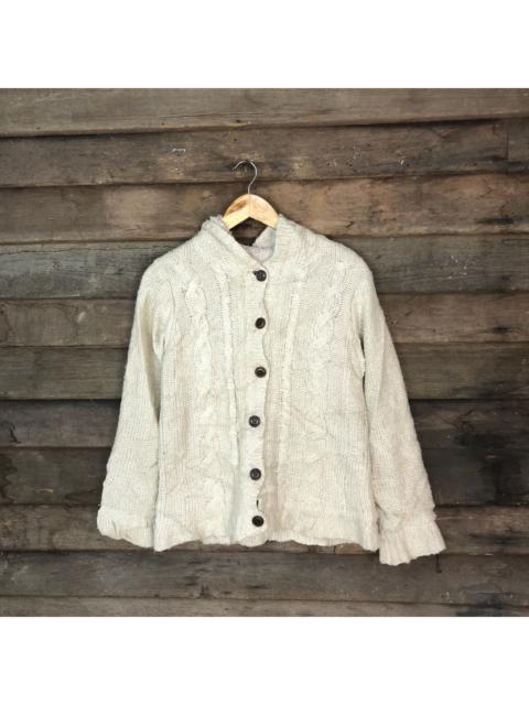 Other Designers Homespun Knitwear - Noble Botom Crocheted Cardigan