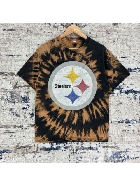 Other Designers Vintage NFL Steelers Big Logo Tie Dye Tee
