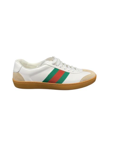 GUCCI Gucci Web Leather Sneakers