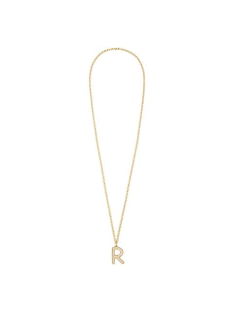 ROXANNE ASSOULIN Big Puffy Initial necklace