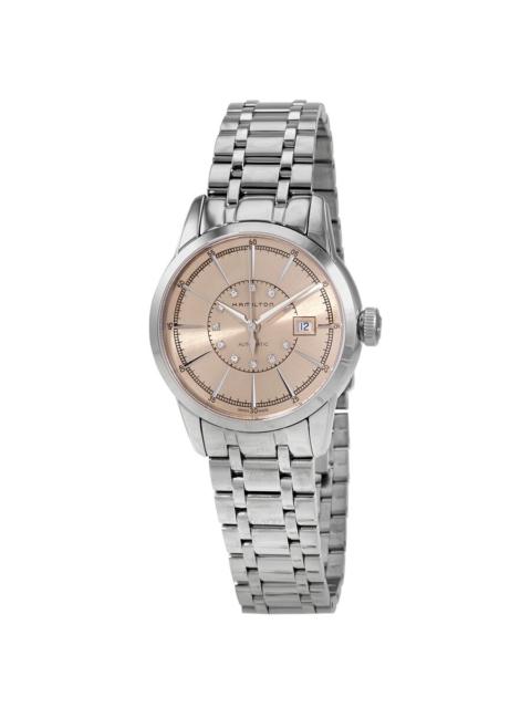 Other Designers Hamilton American Classic Railroad Lady Automatic Diamond Champagne Dial Ladies Watch H40405121
