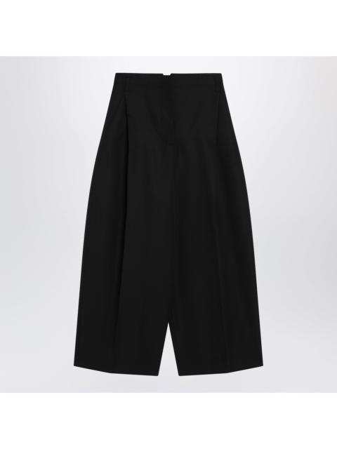 JACQUEMUS Jacquemus Black Miami Trousers In Cool Wool Women