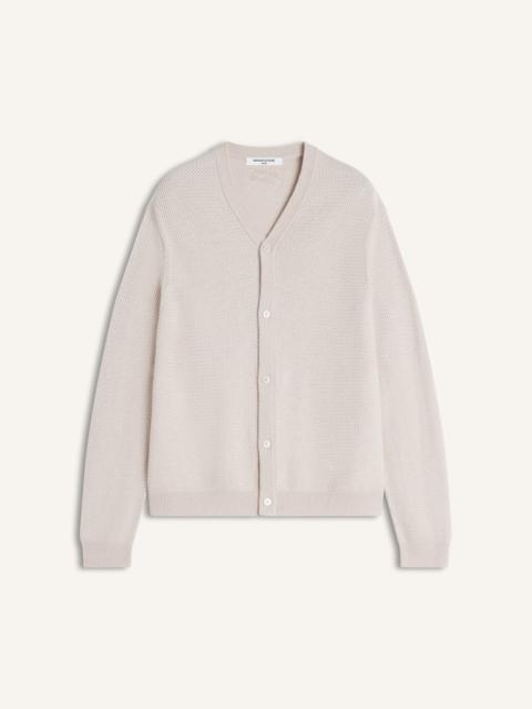 Maison Kitsuné TEXTURED MERINO COTTON CARDIGAN