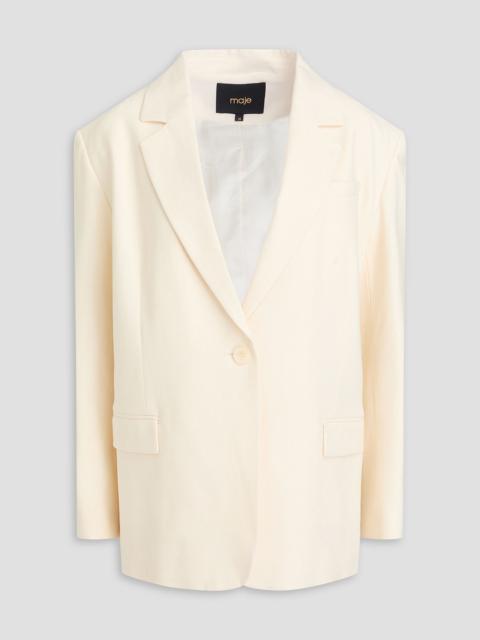 maje Crepe blazer