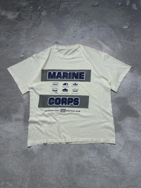 Other Designers Vintage 80s Marine Corps Military Single Stitch Nautical Tee