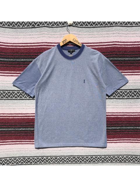 SAINT LAURENT Vintage Yves Saint Lauren Small Logo Shirt YSL Luxury