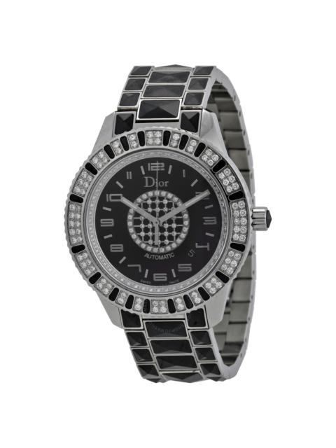 Dior Christal Automatic Diamond Black Dial Ladies Watch CD115511M001